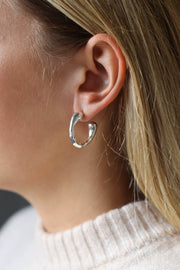 DEW EARRINGS SILVER