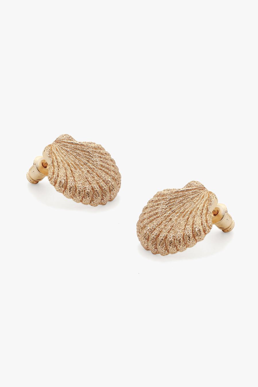 SEASHELL EARRINGS GOLD