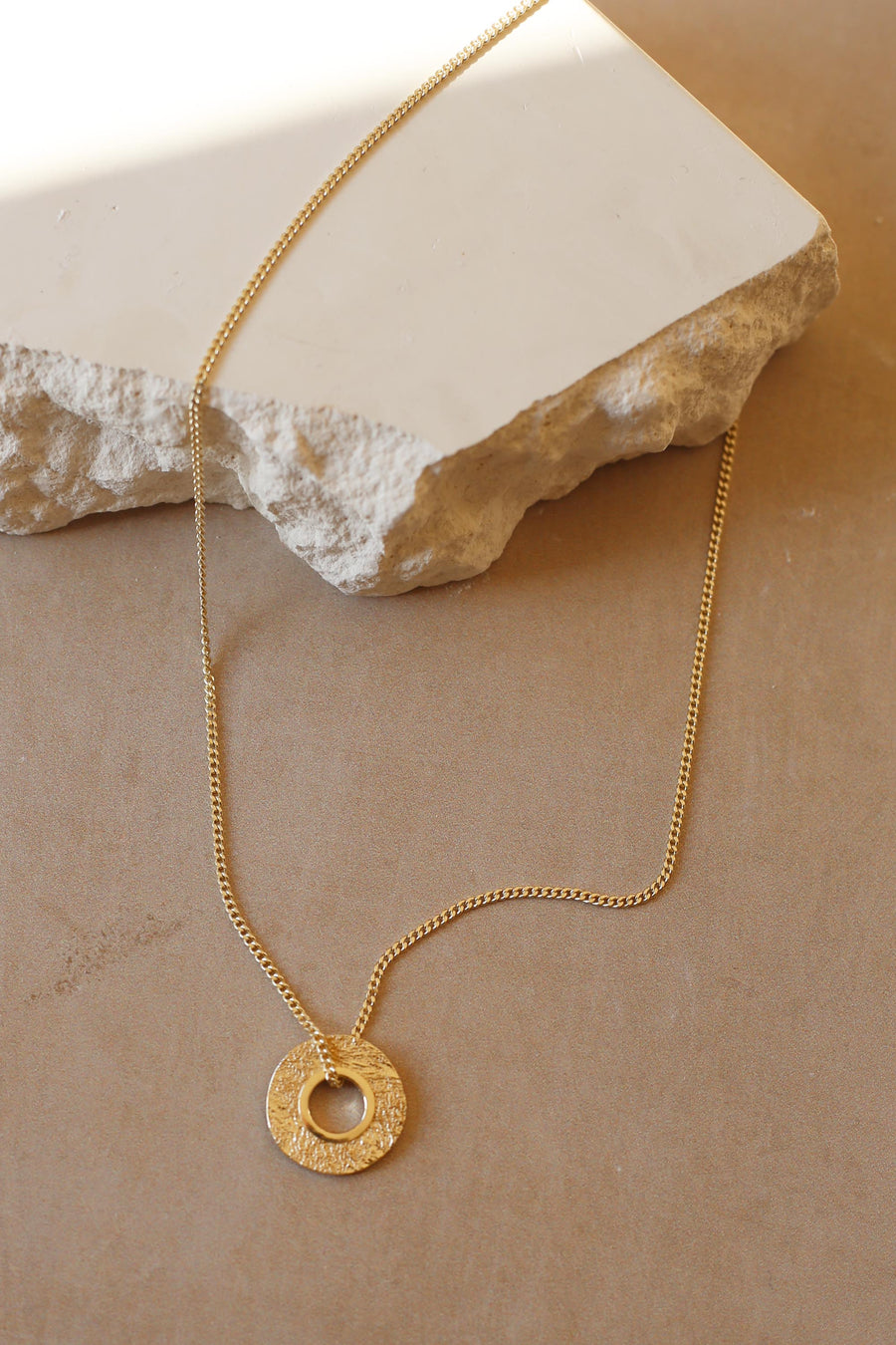 MINERAL NECKLACE GOLD