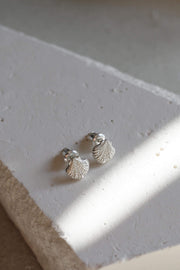 SHELL EARRINGS SILVER