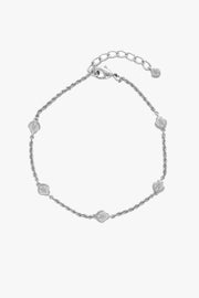 SHELL ANKLET SILVER