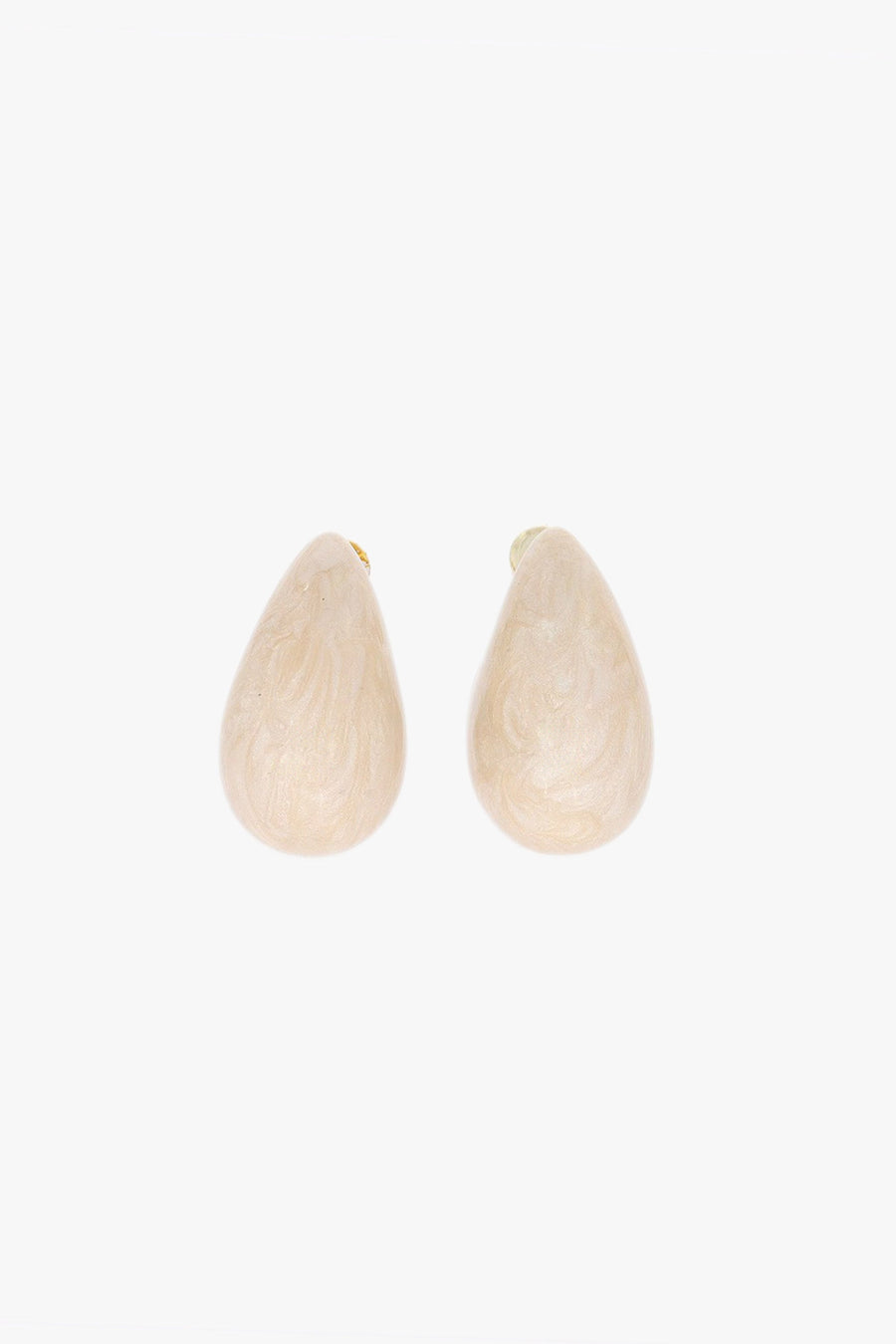 Hush Earrings Pearl Shimmer Enamel